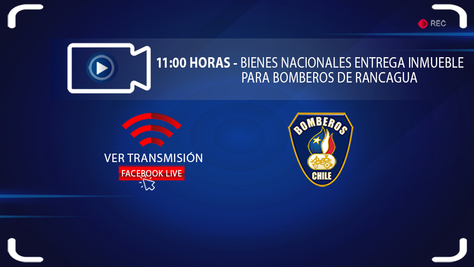 Viernes 13 de noviembre: Transmisión a través de Facebook Live de Bomberos de Chile